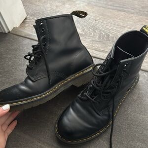 Dr. Martens Black Combat Boots